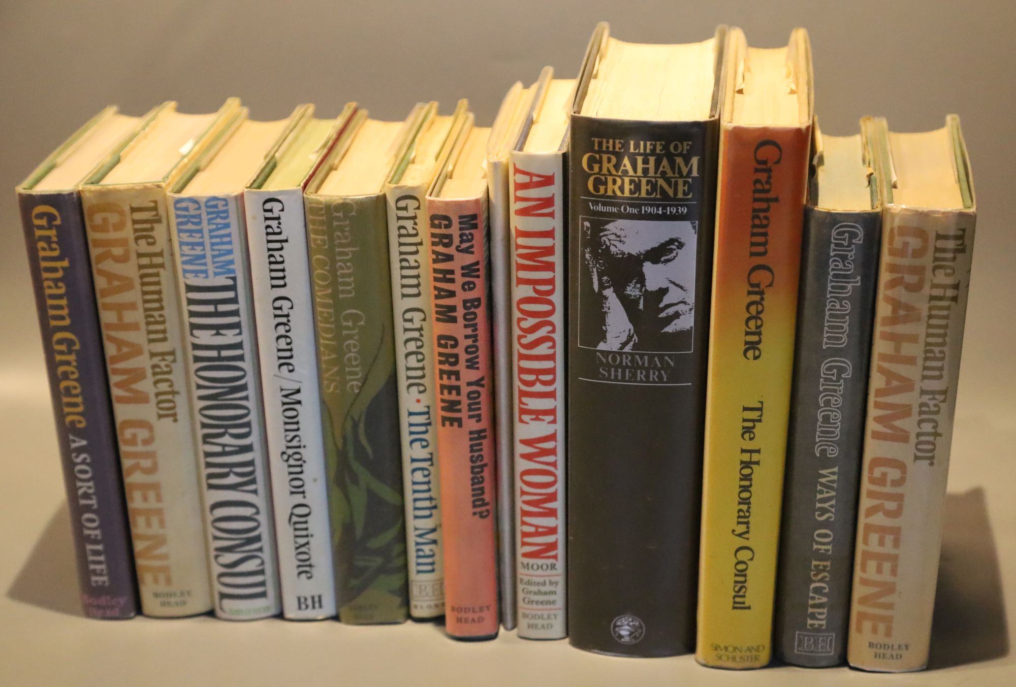 Greene, Graham - A Collection of Books, 1st editions, in d/wrappers, published post 1960, includes A Burnt Out Case, 1961; The Comedian